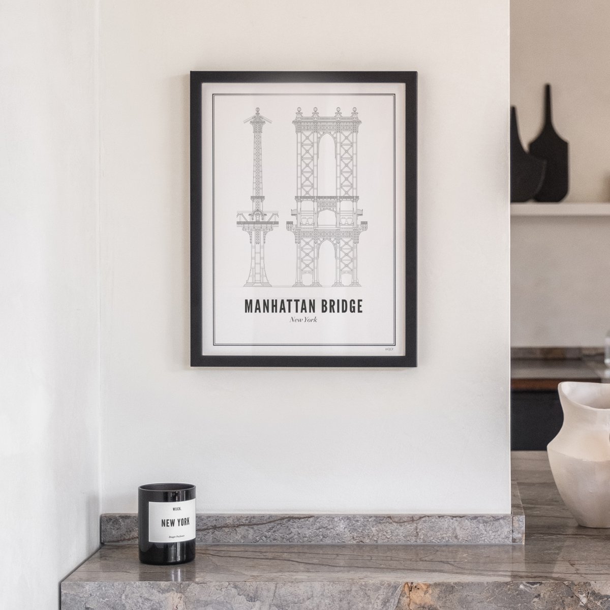 Poster van Manhattan Bridge | WIJCK. 